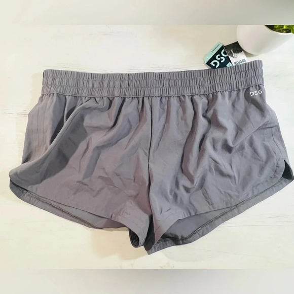 DSG Stride Running Shorts, Women's, Gray, Size Large, NWT - Picture 1 of 4